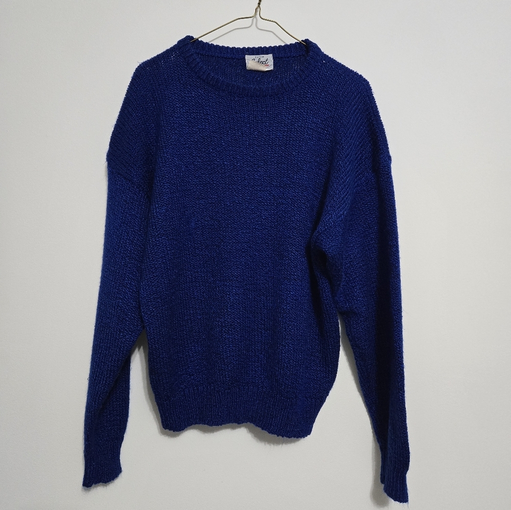 Vintage Blue Knit Sweater